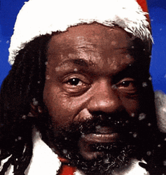 Santa Black Christmas Meme GIF
