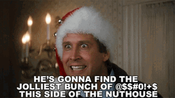 Santa Clark Griswold Christmas Lights GIF