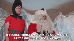 Santa Claus Can Kiss My Foot GIF