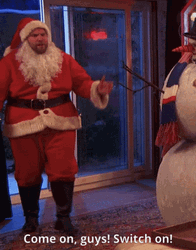 Santa Claus Come On Guys Switch On GIF