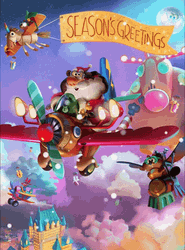 Santa Claus Cute Happy New Year GIF