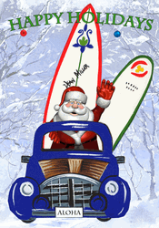 Santa Claus Happy Holidays GIF