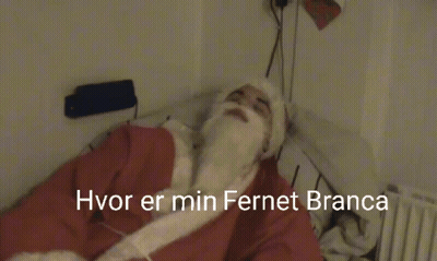Santa Claus Hvor Er Min Fernet Branca GIF