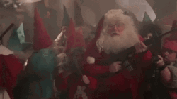 Santa Claus Flying Up GIF | GIFDB.com
