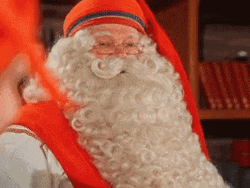 Santa Claus Nodding GIF
