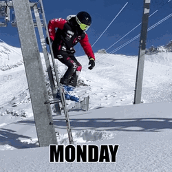 Santa Claus Ski GIF