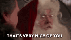 Santa Claus Thats Very Nice Of You Emotional GIF