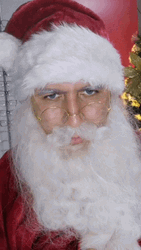 Santa Claus Watching You GIF