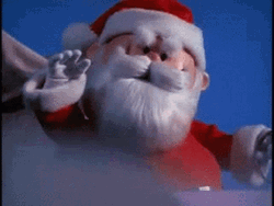 Santa Claus Waving Toy GIF