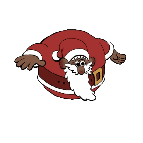 Santa Claus With Beard Sticker