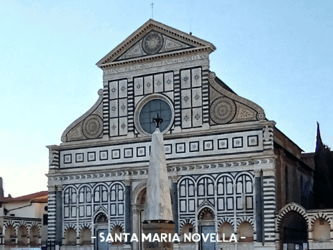 Santa Maria Novella Is Written On The Bottom Of A Picture GIF