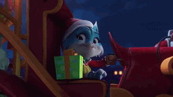 Santa Merry Christmas Cat GIF