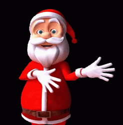 Santa Toy Dancing Animation GIF