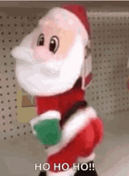Santa Twerking In Costume