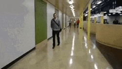 Santa Versus Man Pillow Fight GIF