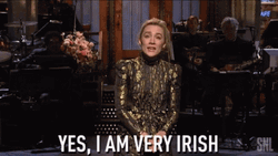 Saoirse Ronan Yes I Am Very Irish GIF