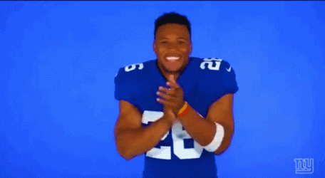 Saquon Barkley Clapping GIF