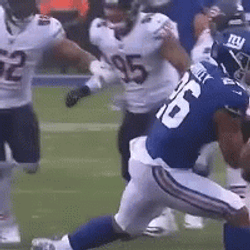 Saquon Barkley Fail Jump GIF