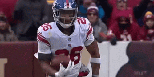 Saquon Barkley Running Fast GIF
