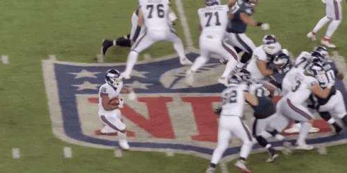 Saquon Barkley Steal Ball GIF