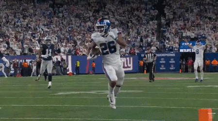 Saquon Barkley Throw It Back GIF