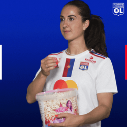 Sara Dabritz Eating Popcorn Meme GIF