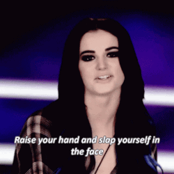 Saraya Slap Yourself Slapping Face GIF