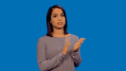 Sarcastic Clap Eye Roll GIF