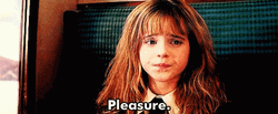 Sarcastic Young Hermione Granger GIF