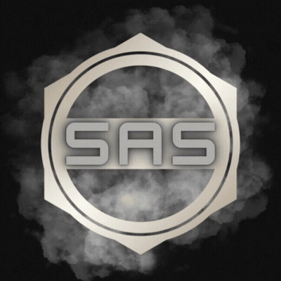 SAS Logo With Smoke GIF