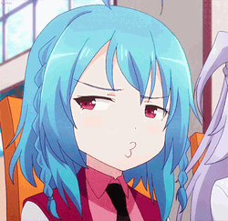 Sasamiya Saya Anime Pouting GIF