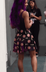 Sasha Banks Showing Some Dance Moves GIF