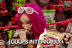 Sasha Banks Shy Suddenly GIF