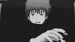 Sasori Control Black And White GIF