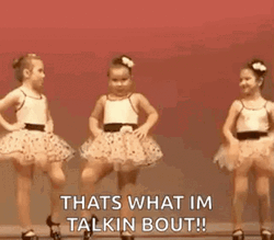 Sassy Ballerina Thats Right GIF