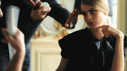 Sassy Cara Delevingne Glam Make-Up GIF