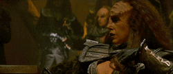 Sassy Klingon Giving Attitude Star Trek GIF
