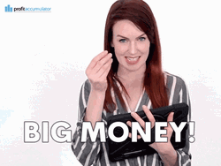 Sassy Lady Big Money GIF
