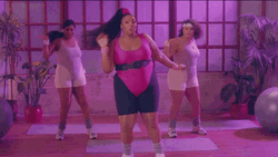 Sassy Lizzo Working Out GIF