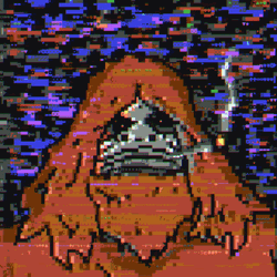 Sassy Smoking Sasquatch Glitch GIF