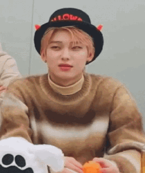 Sassy Sunoo Wearing Halloween Hat GIF