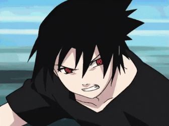 Sasuke And Naruto Running Fighting Each Other GIF