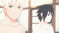 Sasuke Naruto Bathing GIF