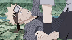 Sasuke Naruto Punch GIF