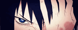 Sasuke Sharingan Bloody  Eye Hurt GIF