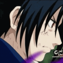 Sasuke Sharingan Curse Mark GIF