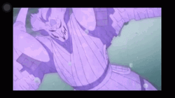 Sasuke Susanoo Causing Destruction GIF