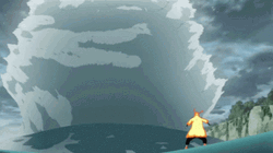 Sasuke Susanoo Coming Out From Water GIF