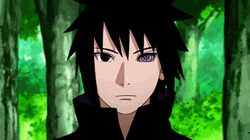 Sasuke Uchiha Blank Expression  GIF
