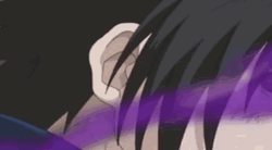 Sasuke Uchiha Dangerous Look  GIF
